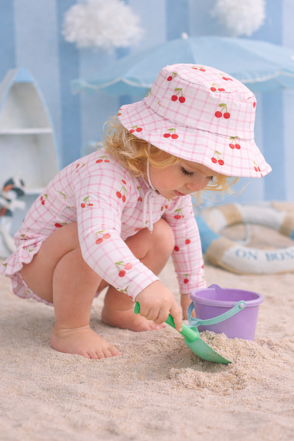 Confetti Kidz Swim Hat Cherry Bloom