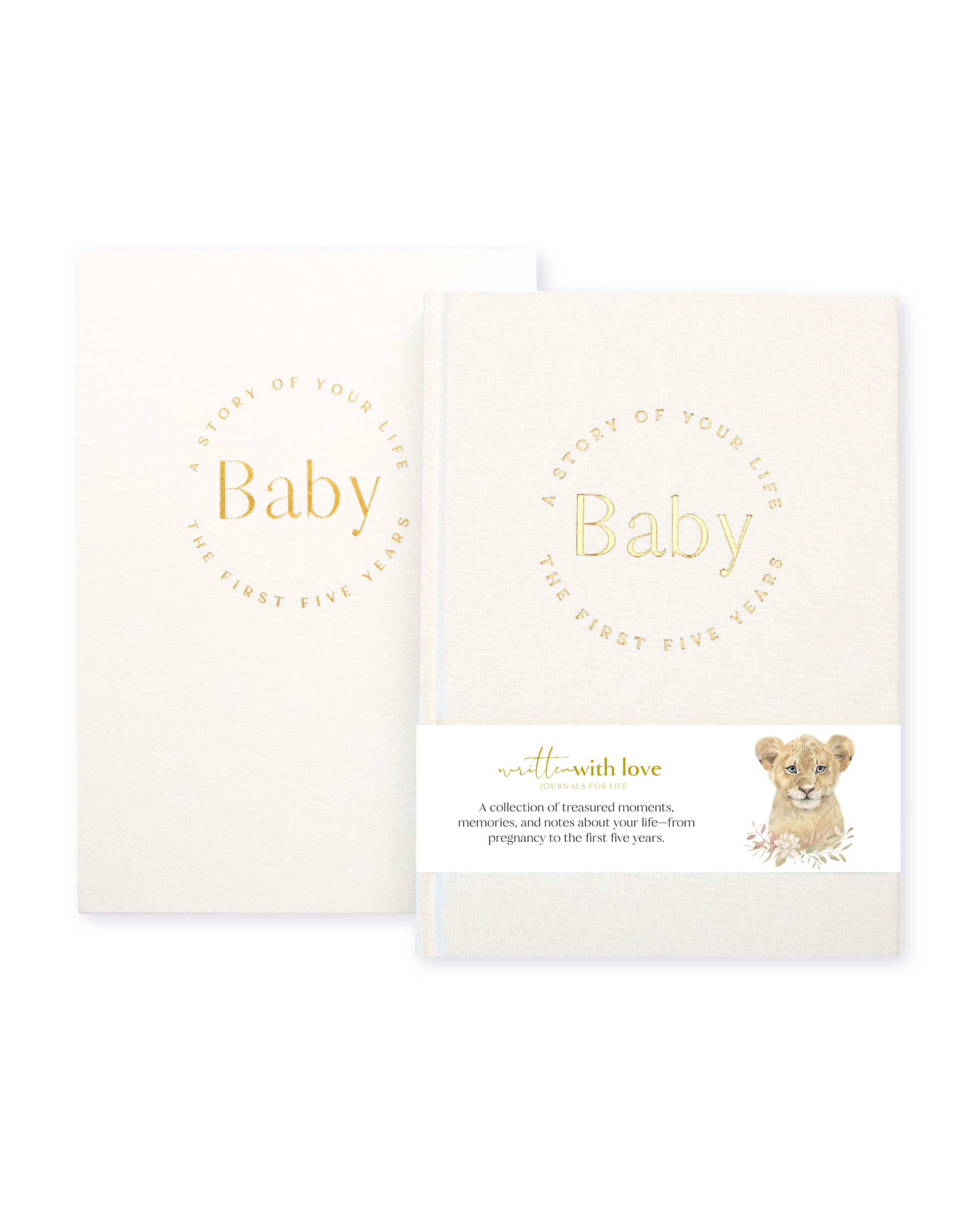 Written with Love Baby Memory Book with Keepsake Box - Pregnancy to 5yrs