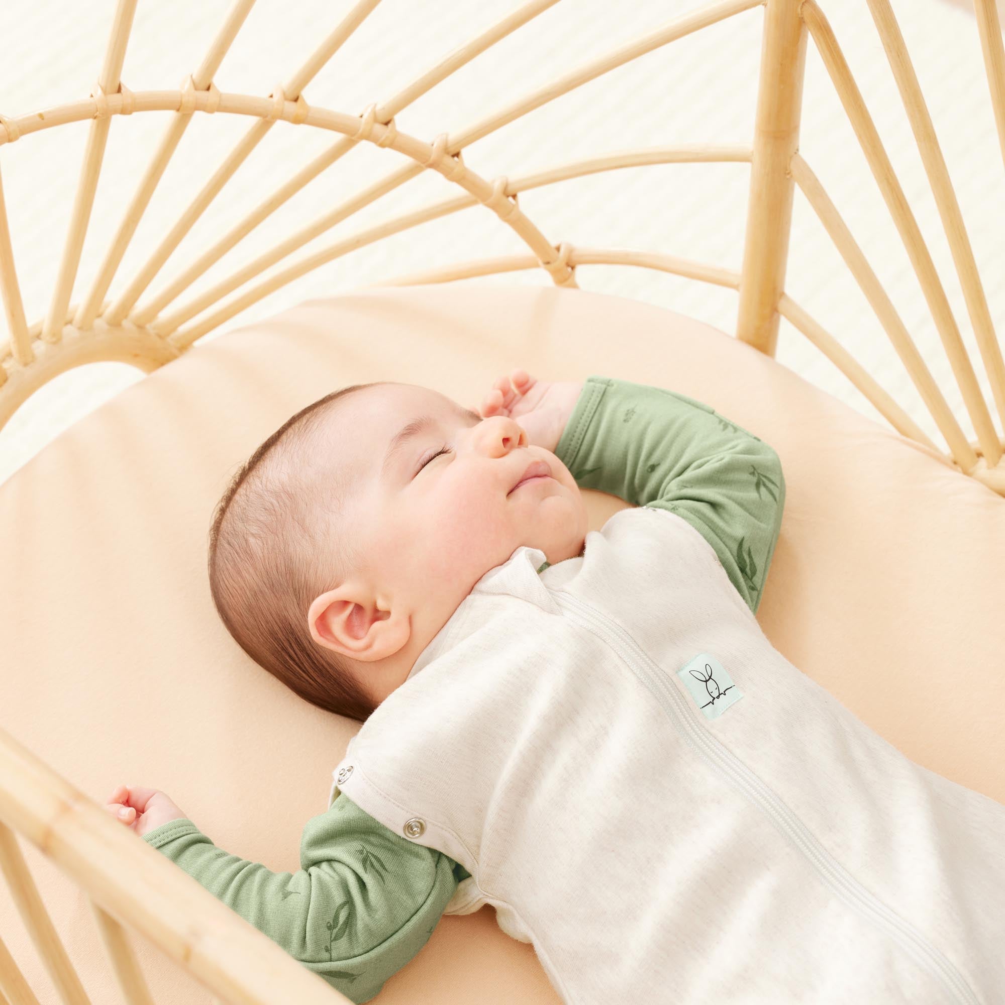 ergoPouch Cocoon Swaddle Bag 0.2 tog Oatmeal Marle