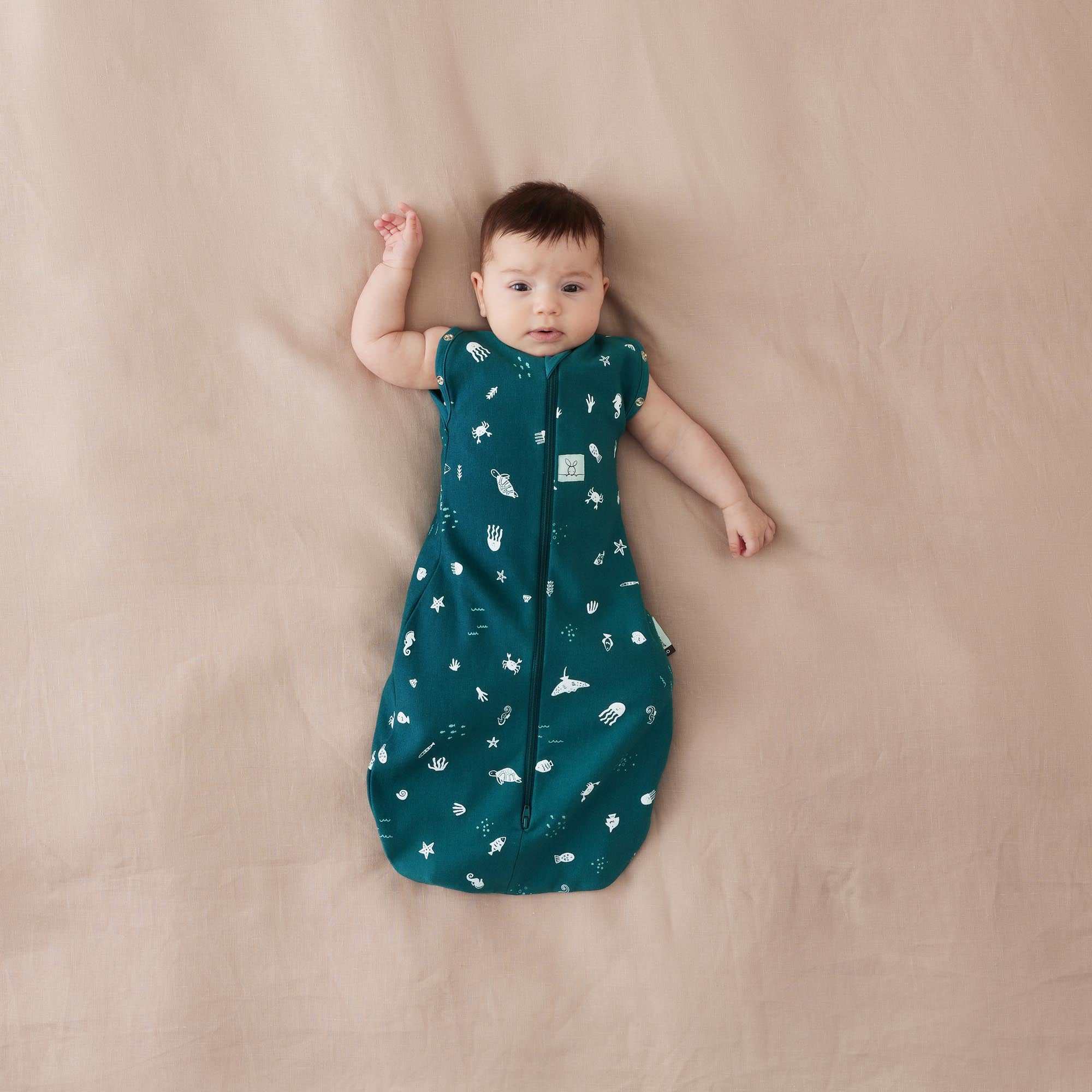 ergoPouch Cocoon Swaddle Bag 0.2 tog Ocean