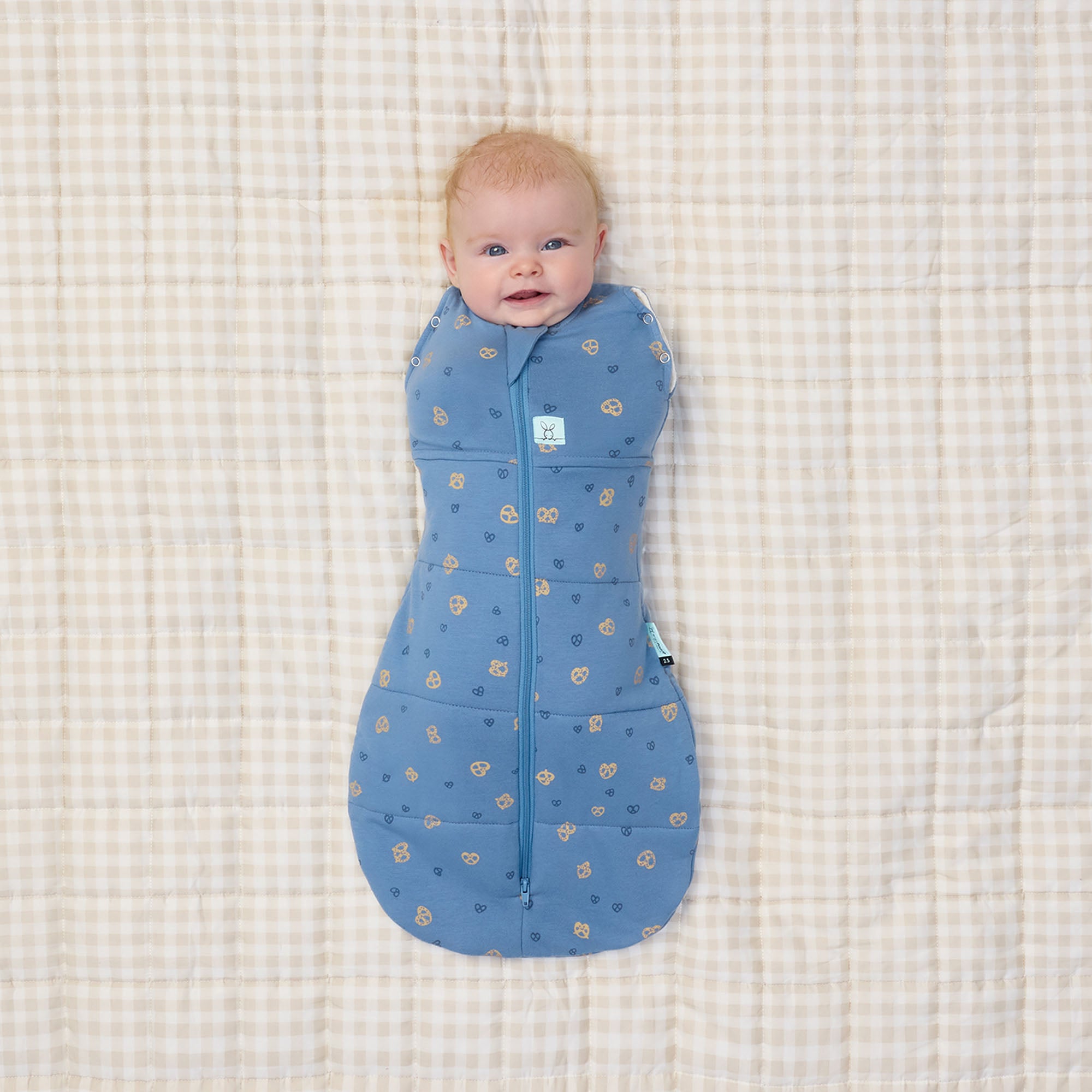 ergoPouch Cocoon Swaddle Bag 2.5tog Petite Pretzel