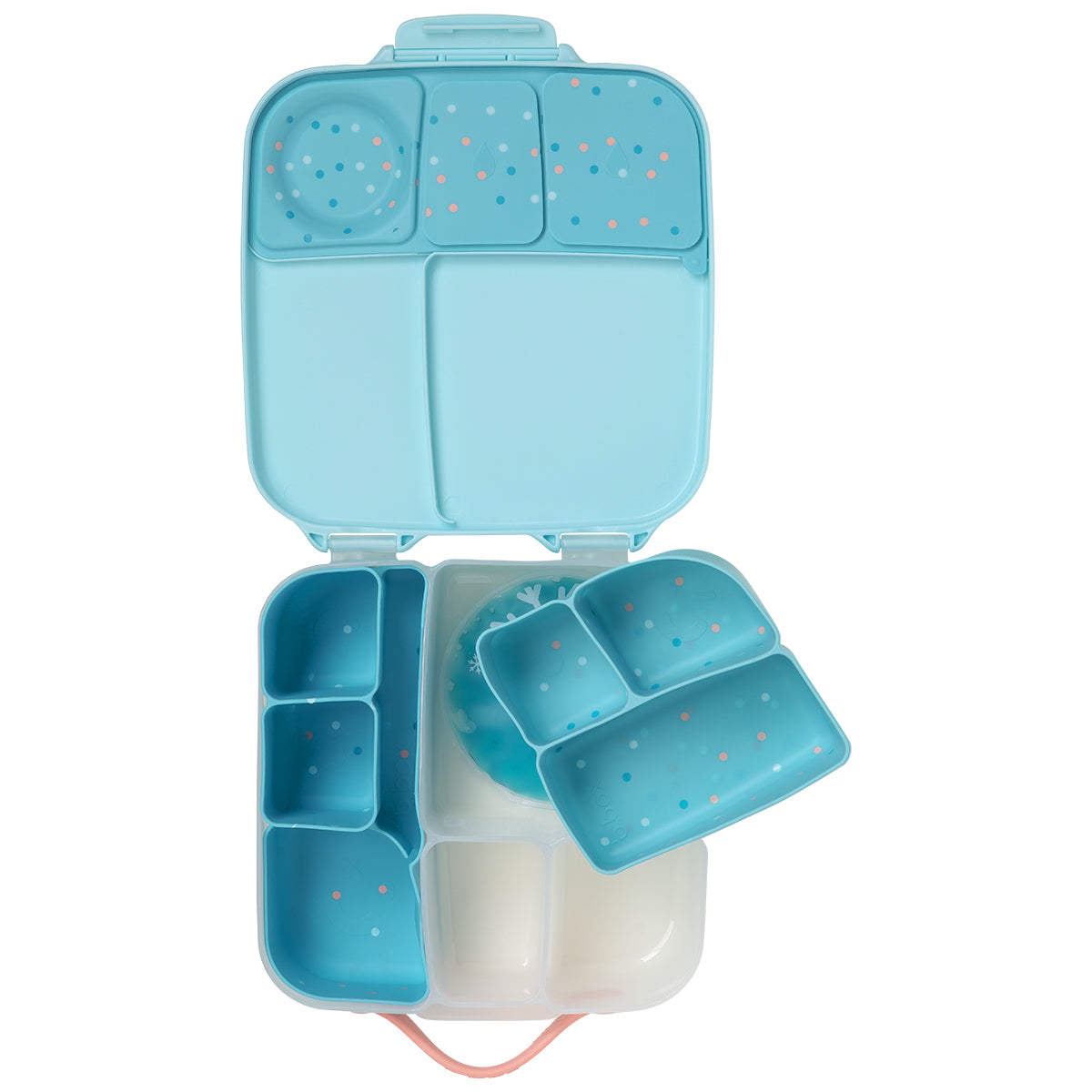 b.box Silicone Bento Tray Lunchbox Confetti