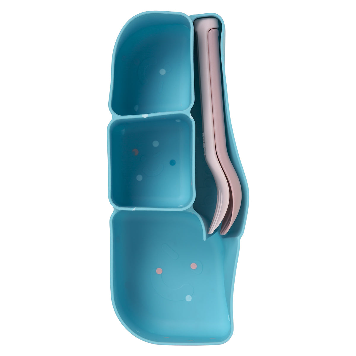 b.box Silicone Bento Tray Lunchbox Confetti