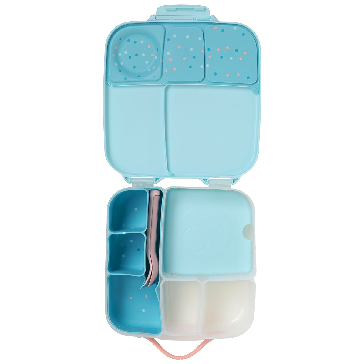 b.box Silicone Bento Tray Lunchbox Confetti