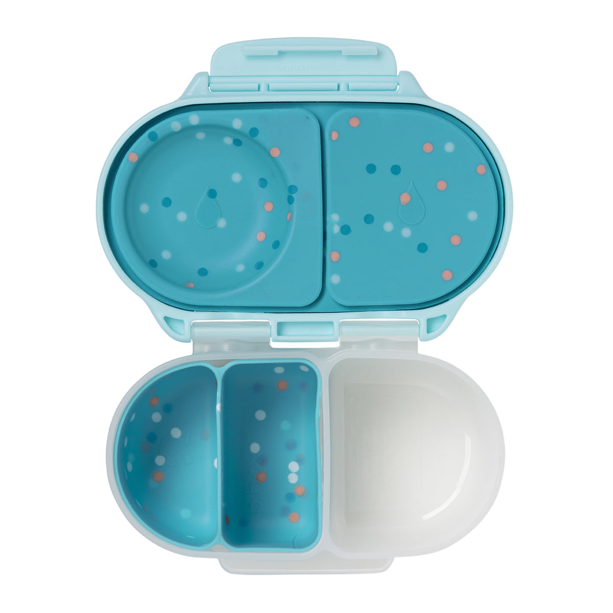b.box Silicone Bento Buddy Snackbox Confetti