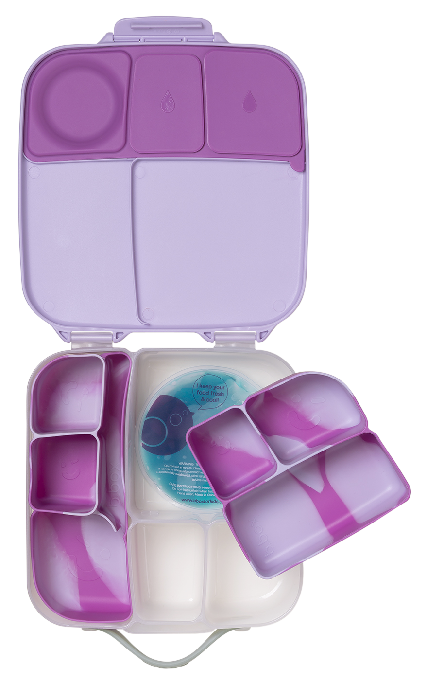 b.box Silicone Bento Tray for Lunchbox
