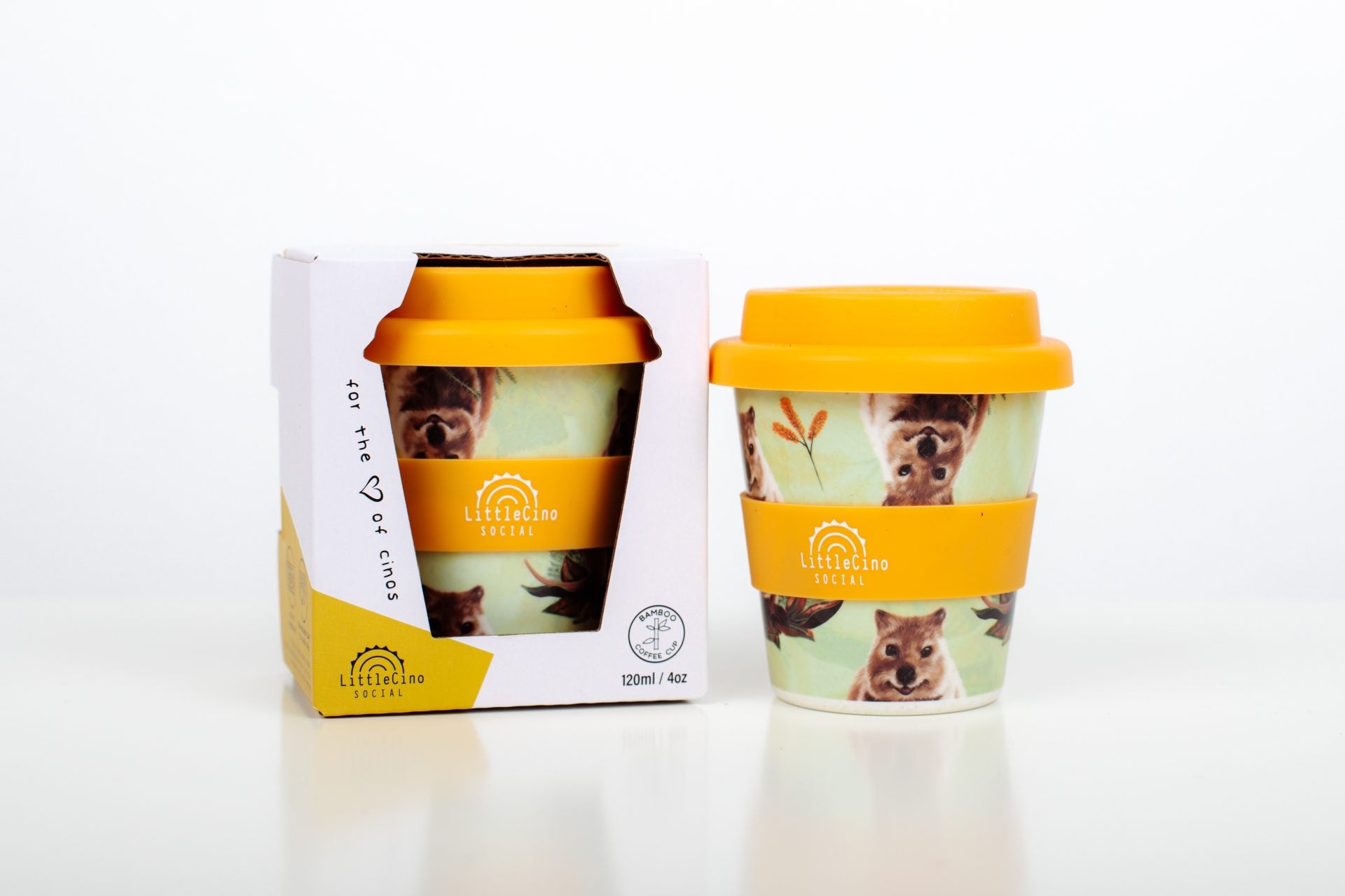 Little Cino Social - Quokkacino…see what we did there? Babycino cup with Straw