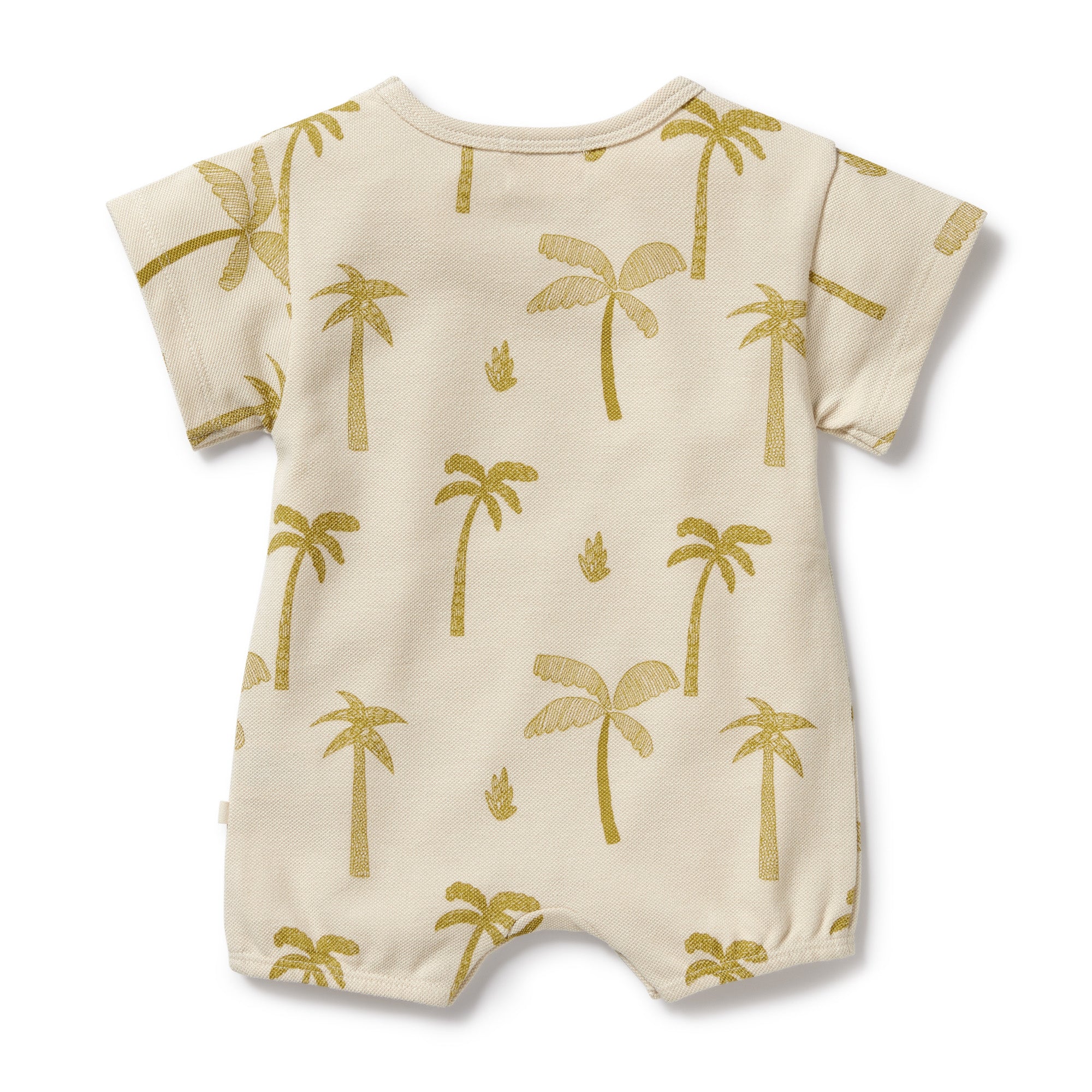 Wilson & Frenchy Palm Days Cotton Jersey Growsuit