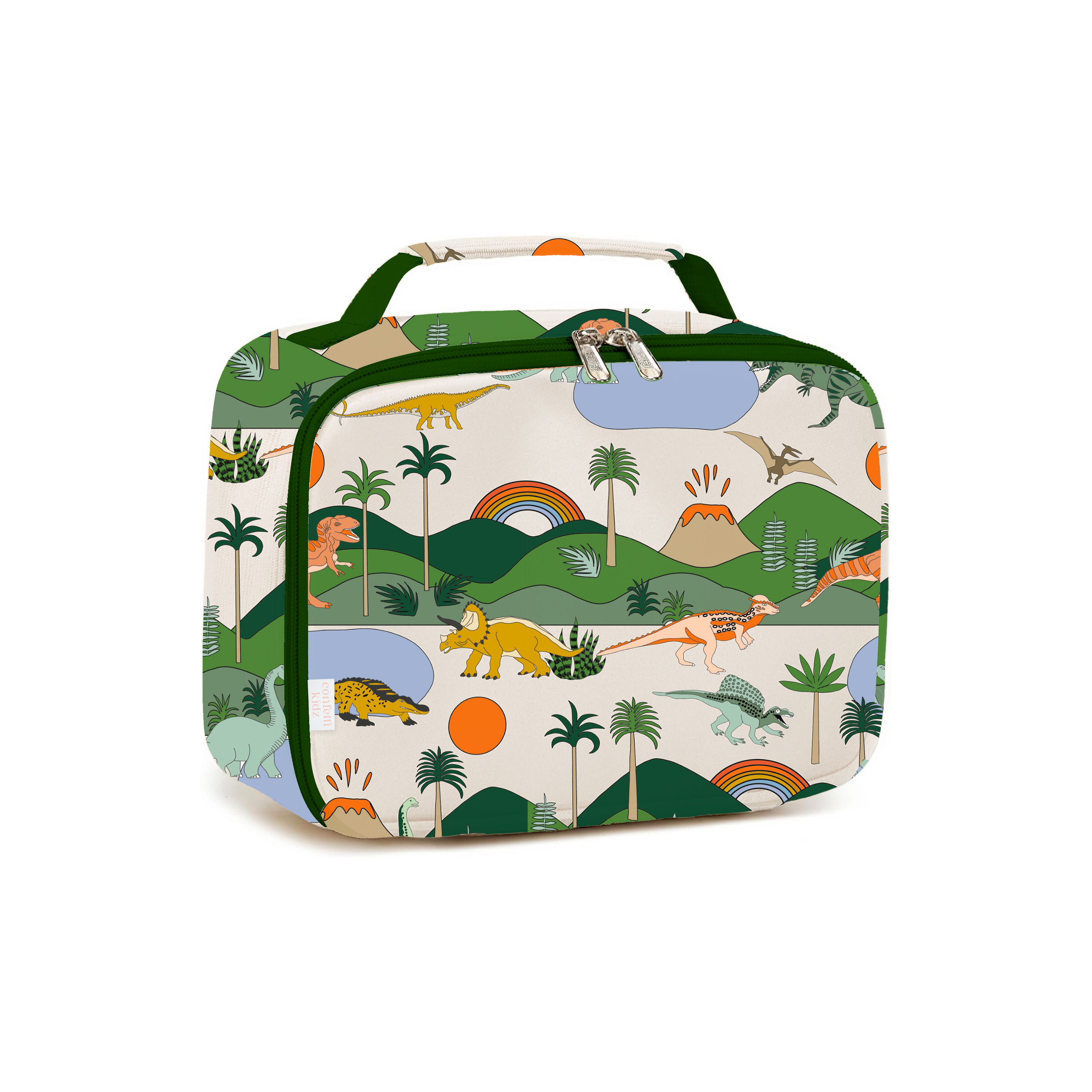 Confetti Kidz Insulated Lunch Bag - Dinosaur World