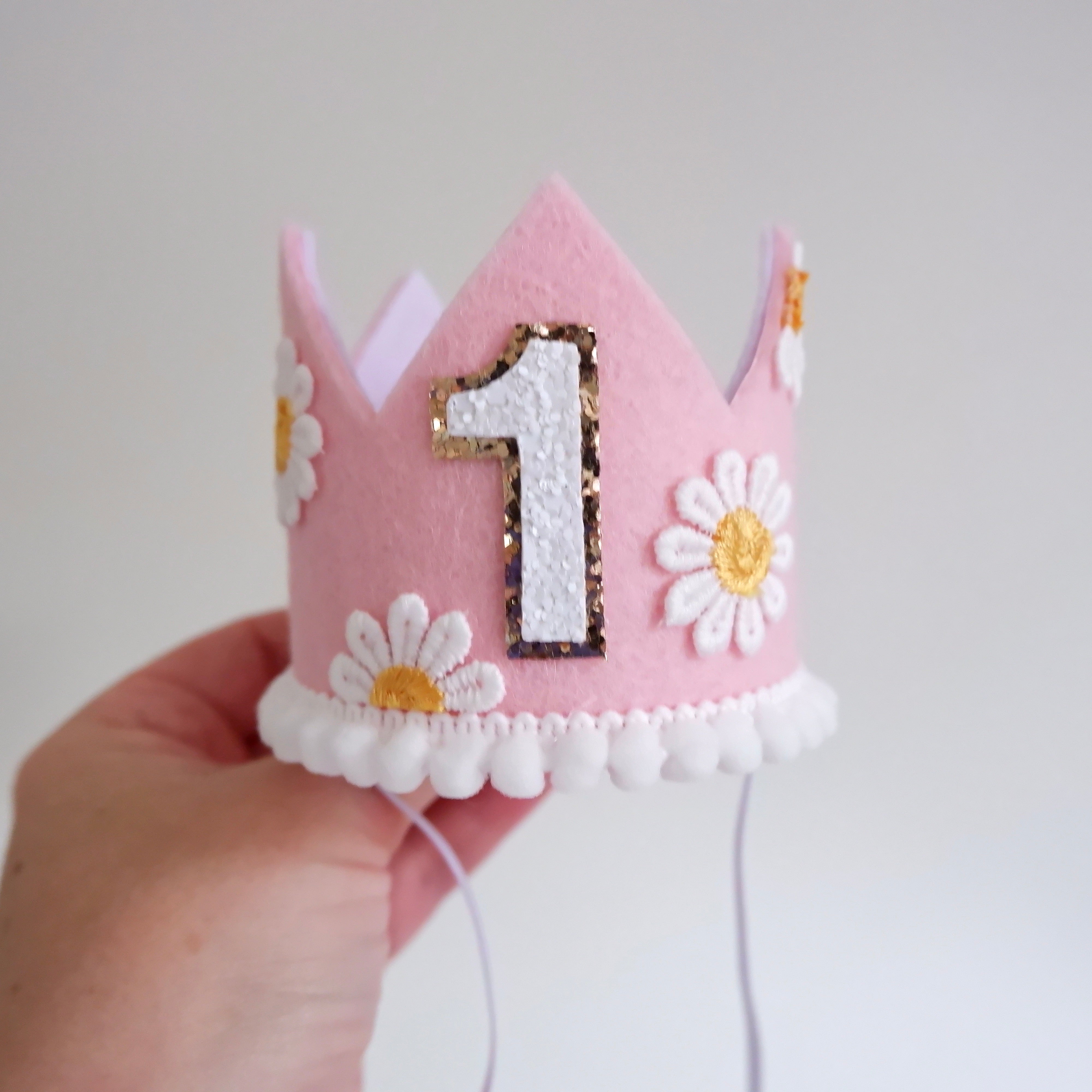 Our Little Deer Crown - Pink Daisy