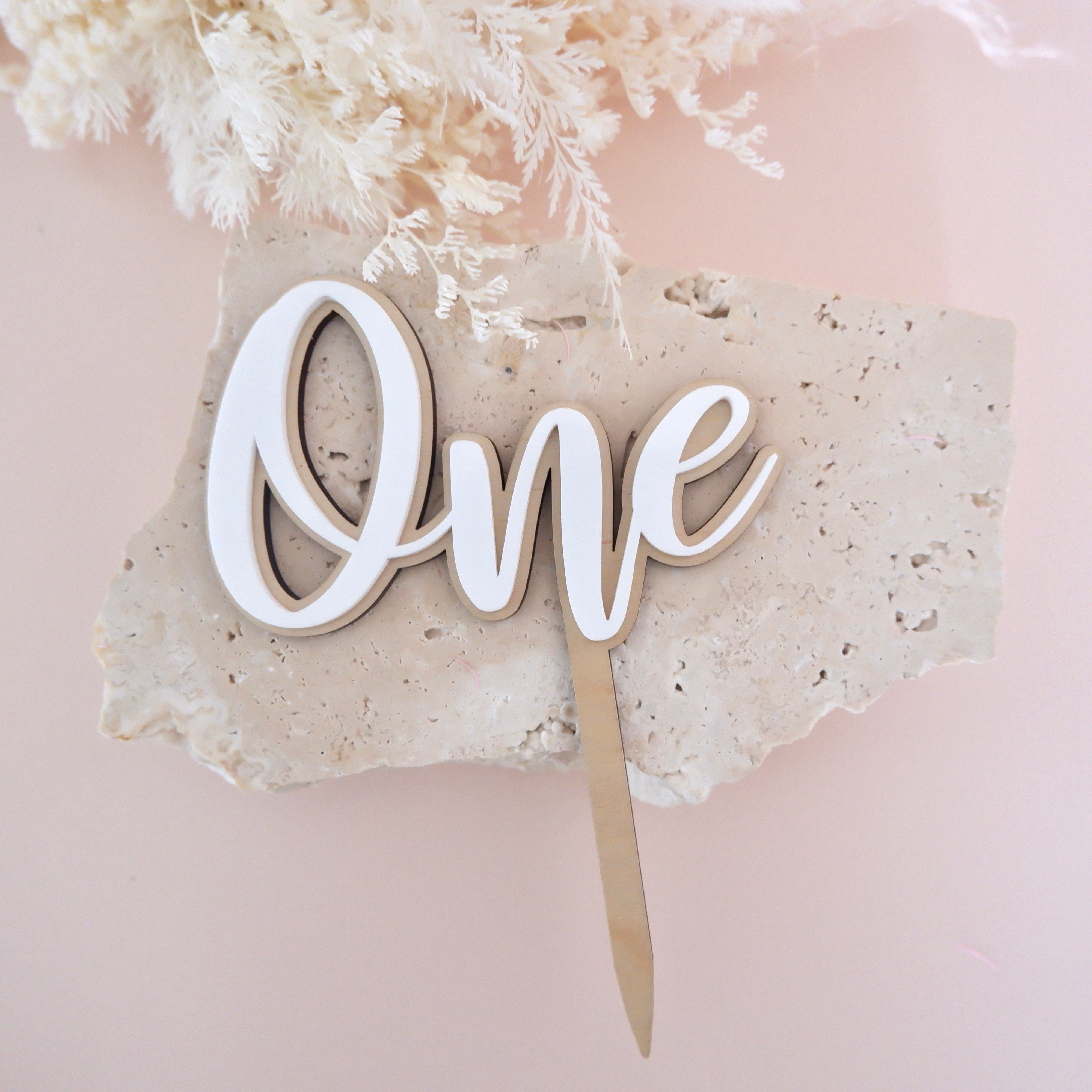 Our Little Deer Topper - Wood White