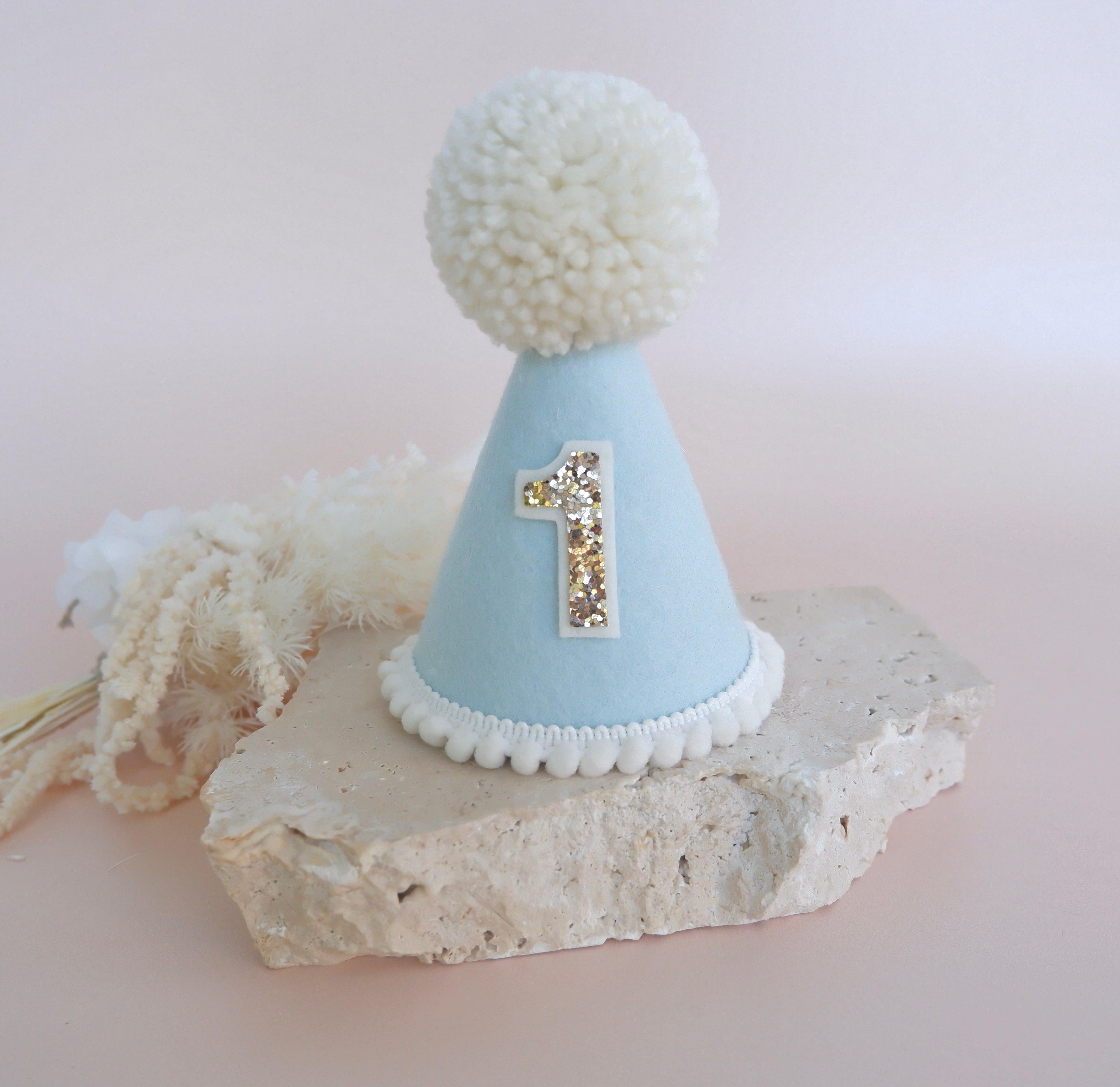 Our Little Deer Party Hat - Light Blue