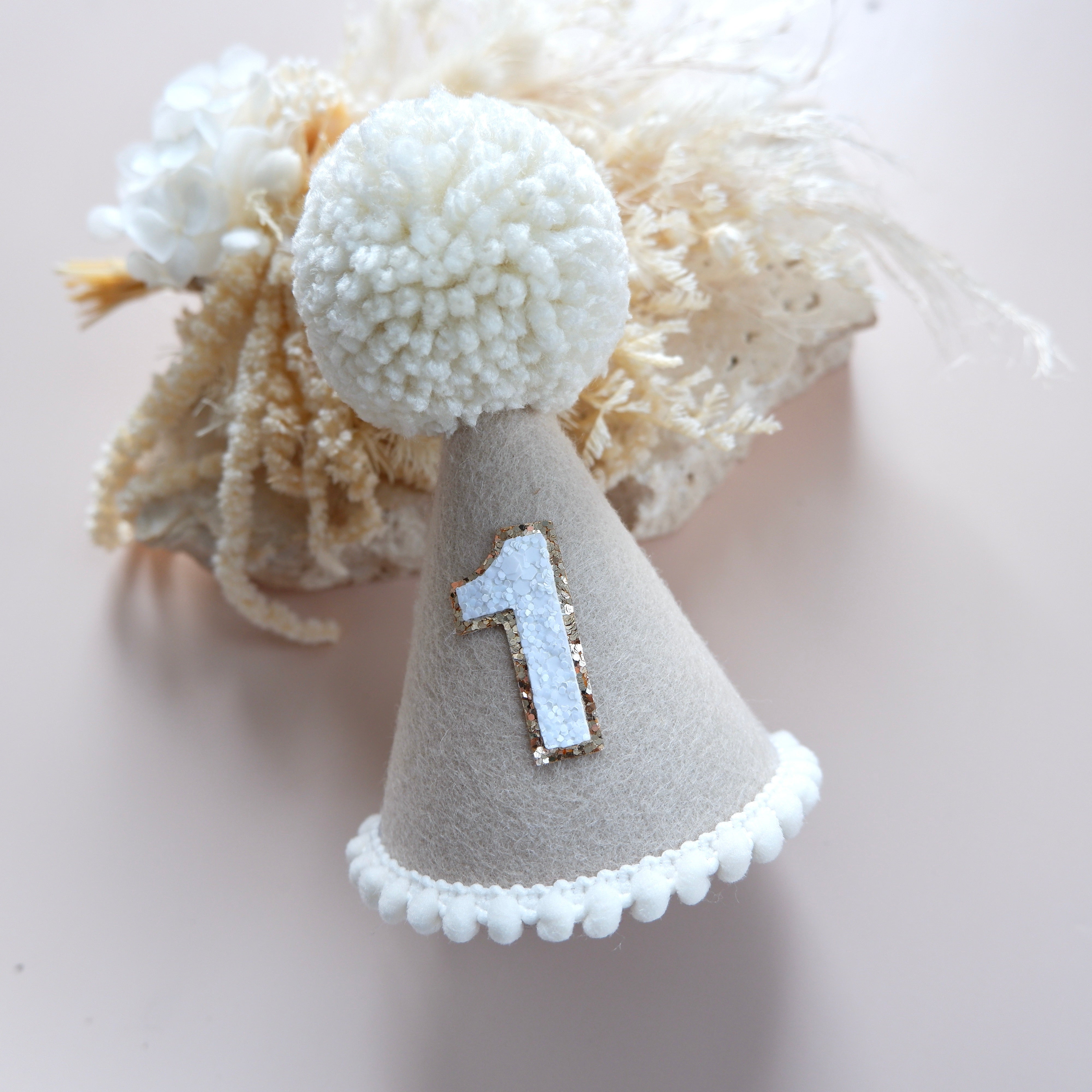 Our Little Deer Party Hat - Natural Boho