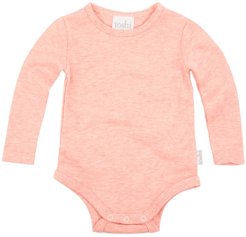 Toshi Long Sleeve Organic Bodysuit - Blossom