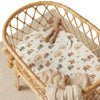 Snuggle Hunny Diggers and Tractors Organic Bassinet Sheet Change Pad Cover