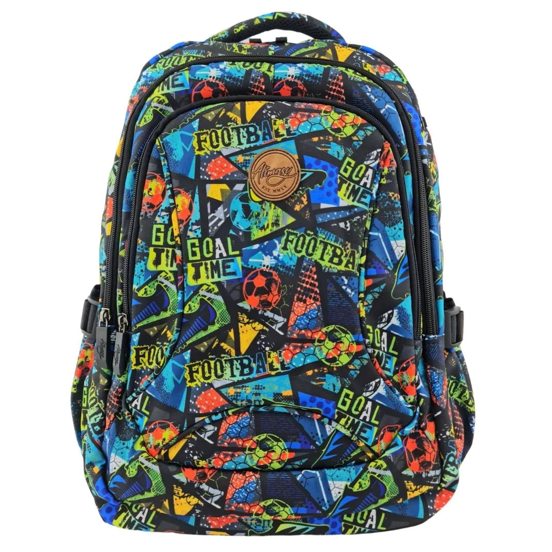 Alimasy Large School Backpack - Football