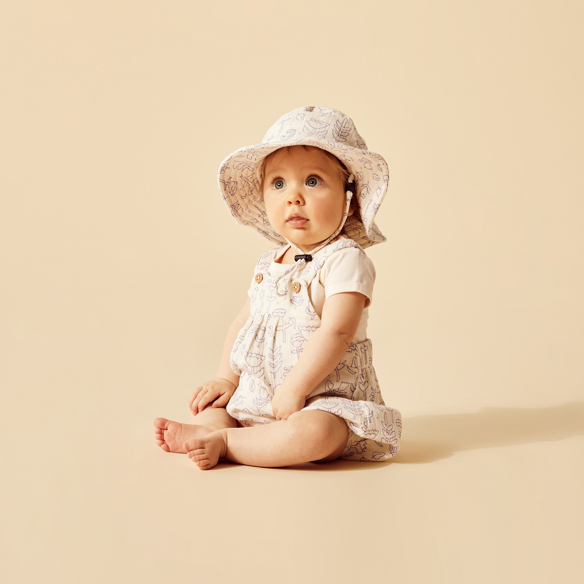 Wilson & Frenchy Flow Organic Crinkle Cotton Romper