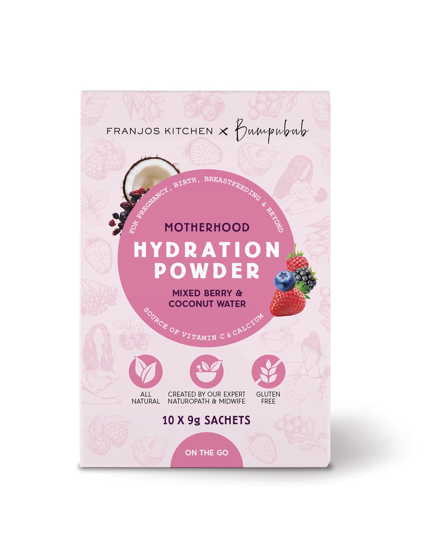 Franjo's Kitchen On-The-Go Mixed Berry Motherhood Hydration