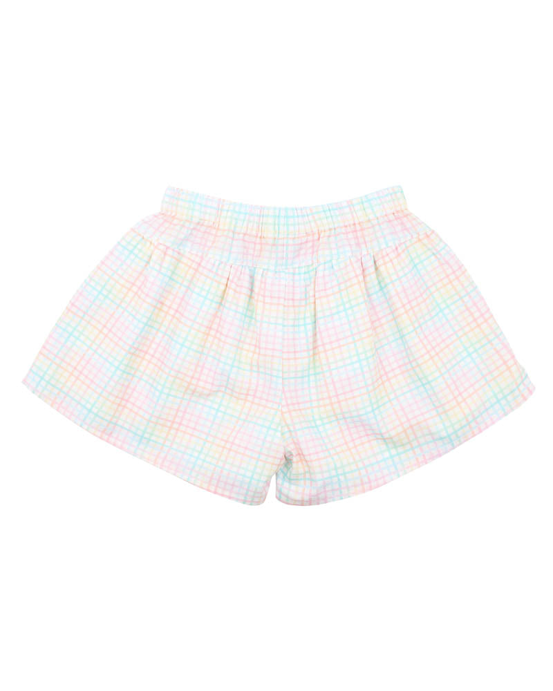 Fox & Finch Candy Blossom Check Shorts