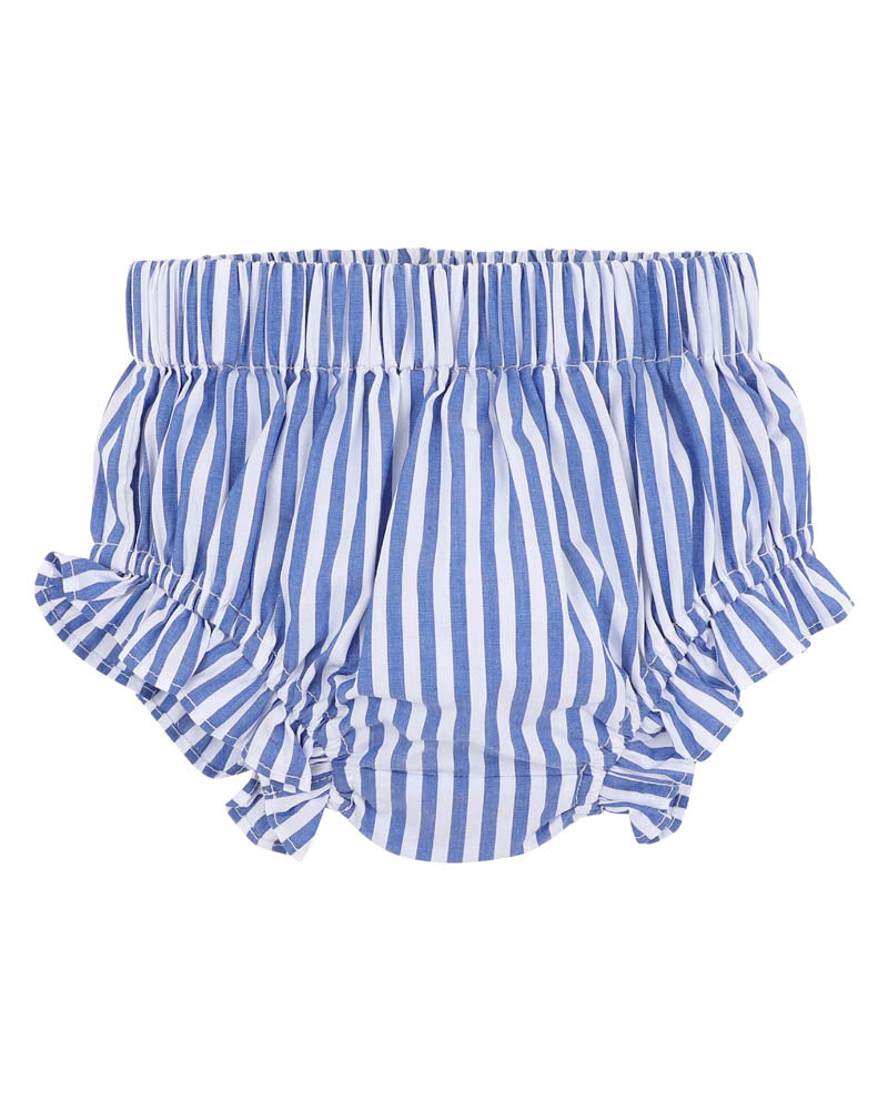 Fox and Finch Summer Vacay Blue Stripe Bloomers