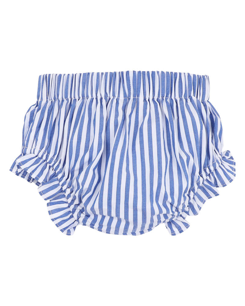 Fox and Finch Summer Vacay Blue Stripe Bloomers