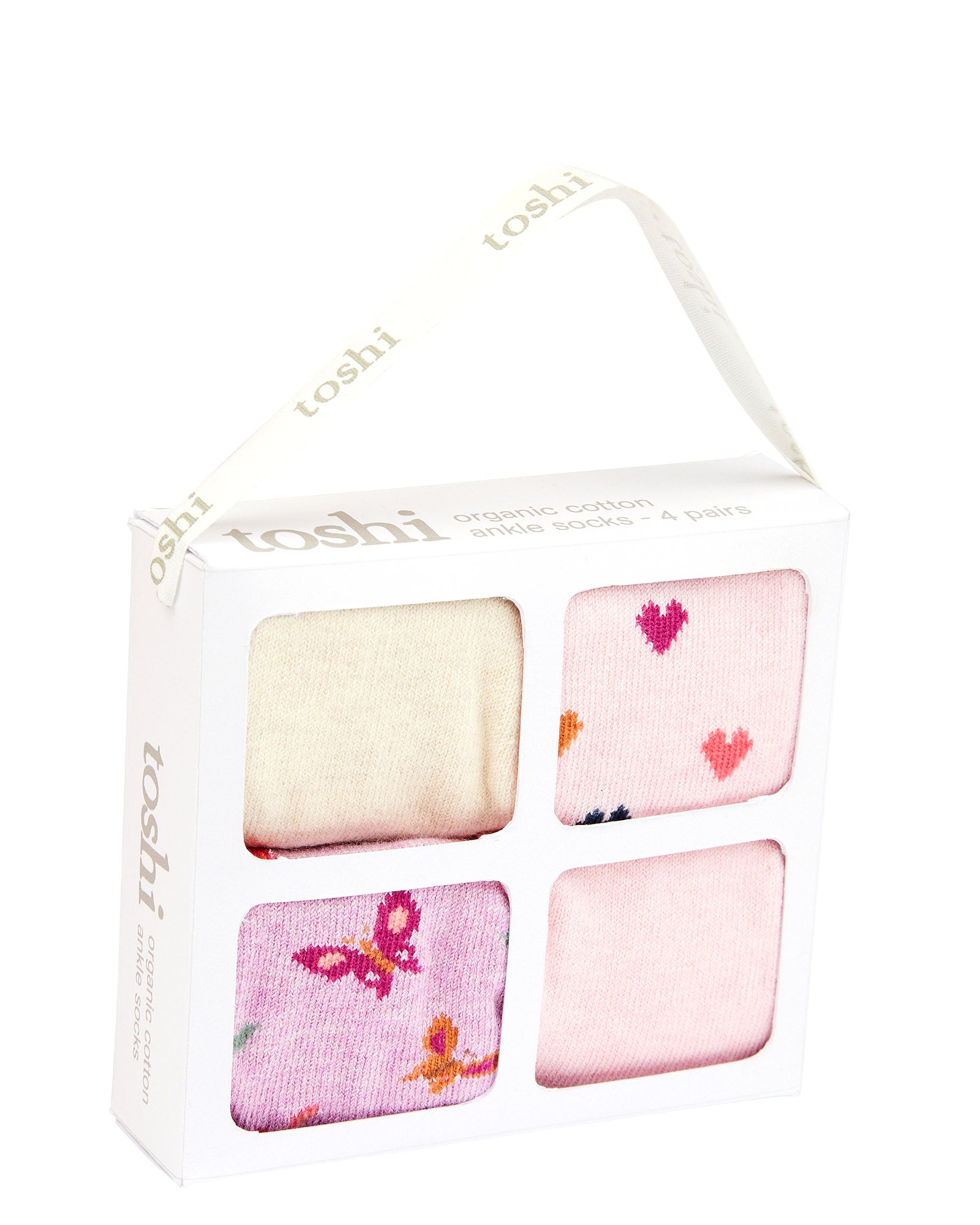 Toshi Organic Ankle Sock Gift Box - Sweetheart