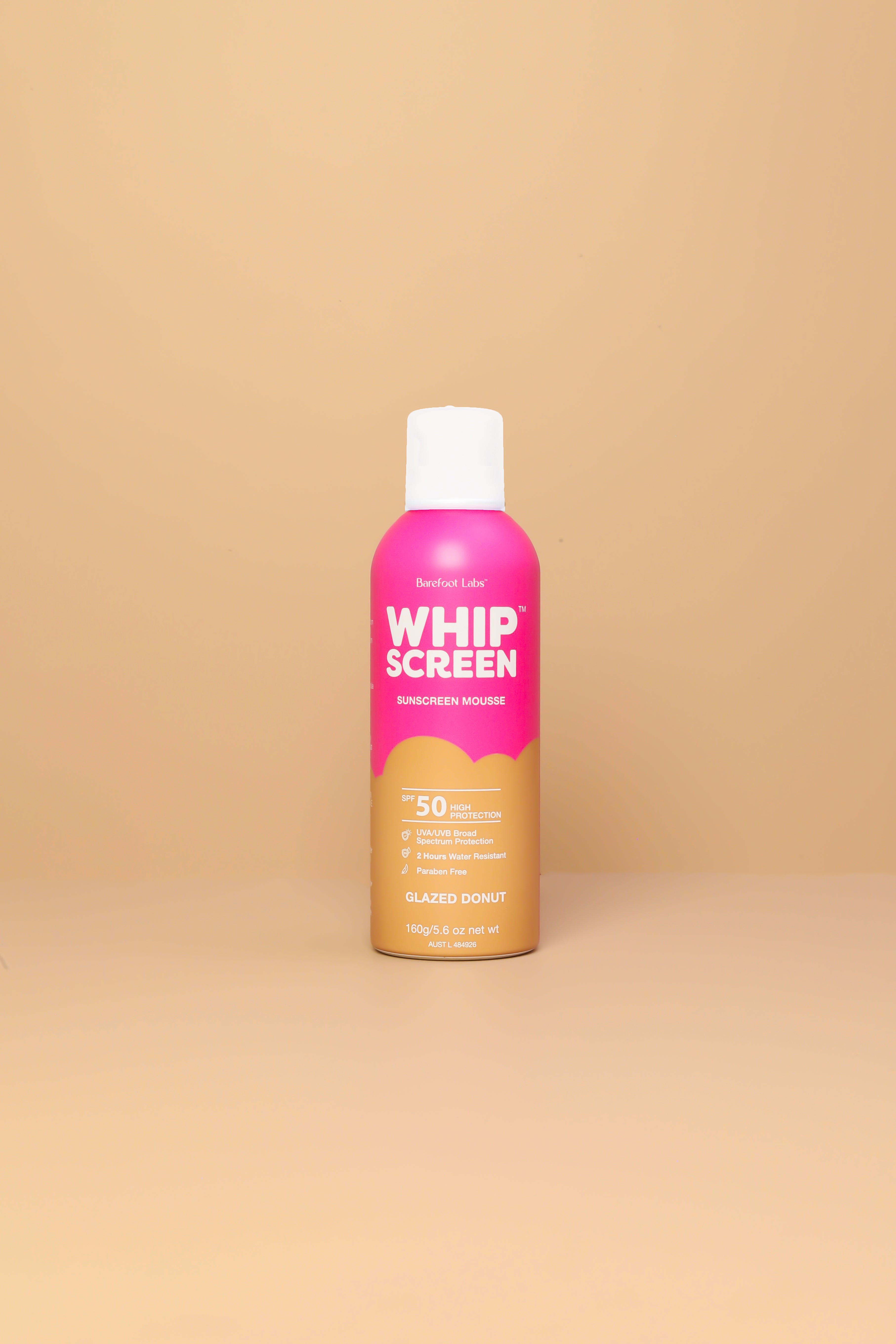 Barefoot Labs Whipscreen Sunscreen Mousse - Glazed Donut