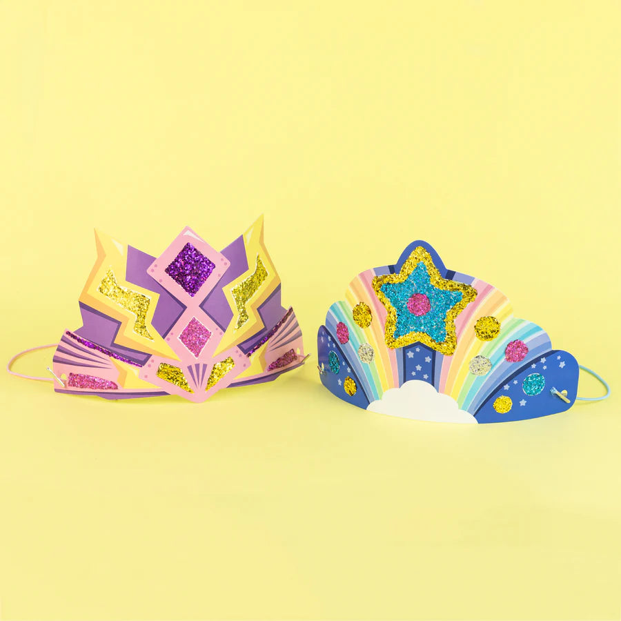 Tiger Tribe Glitter Goo - Glitter Goo Crowns - Super Rainbow