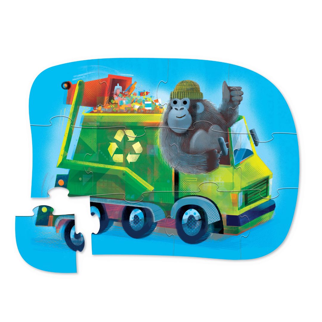 Crocodile Creek Mini Puzzle - Go Gorilla