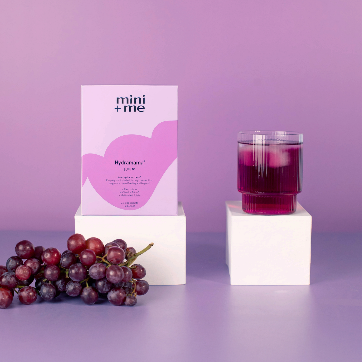 Hydramama Mini and Me Hydration Powder Grape
