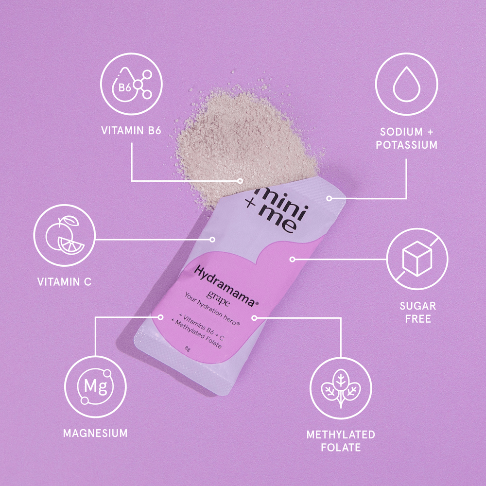 Hydramama Mini and Me Hydration Powder Grape