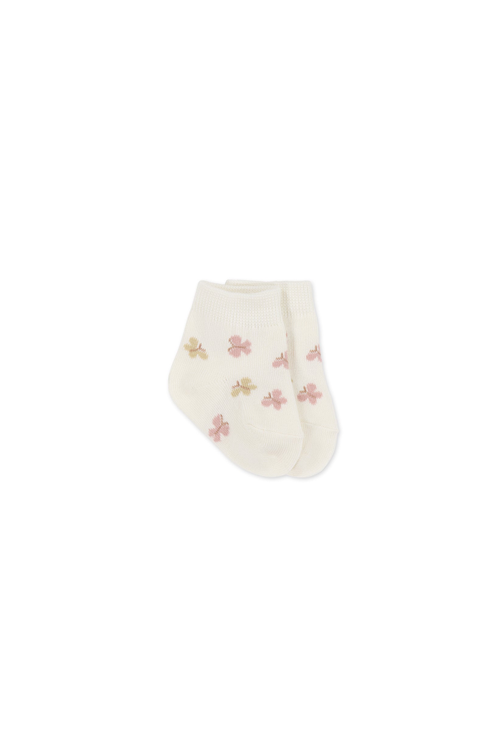 Jamie Kay Organic Cotton Harlow Sock - Playful Butterflies