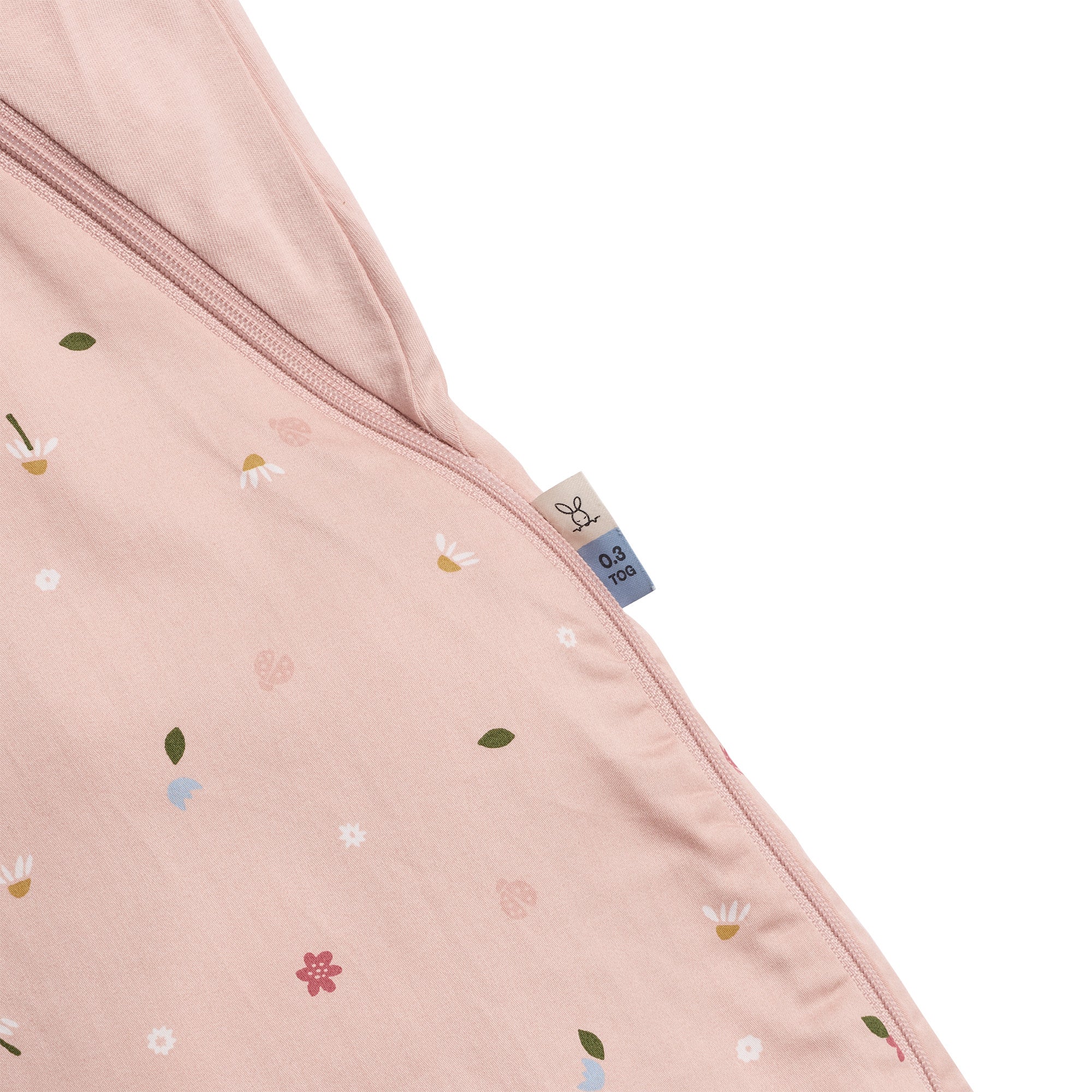 ergoPouch Side Zip Sheeting Bag Daisies 0.3 tog