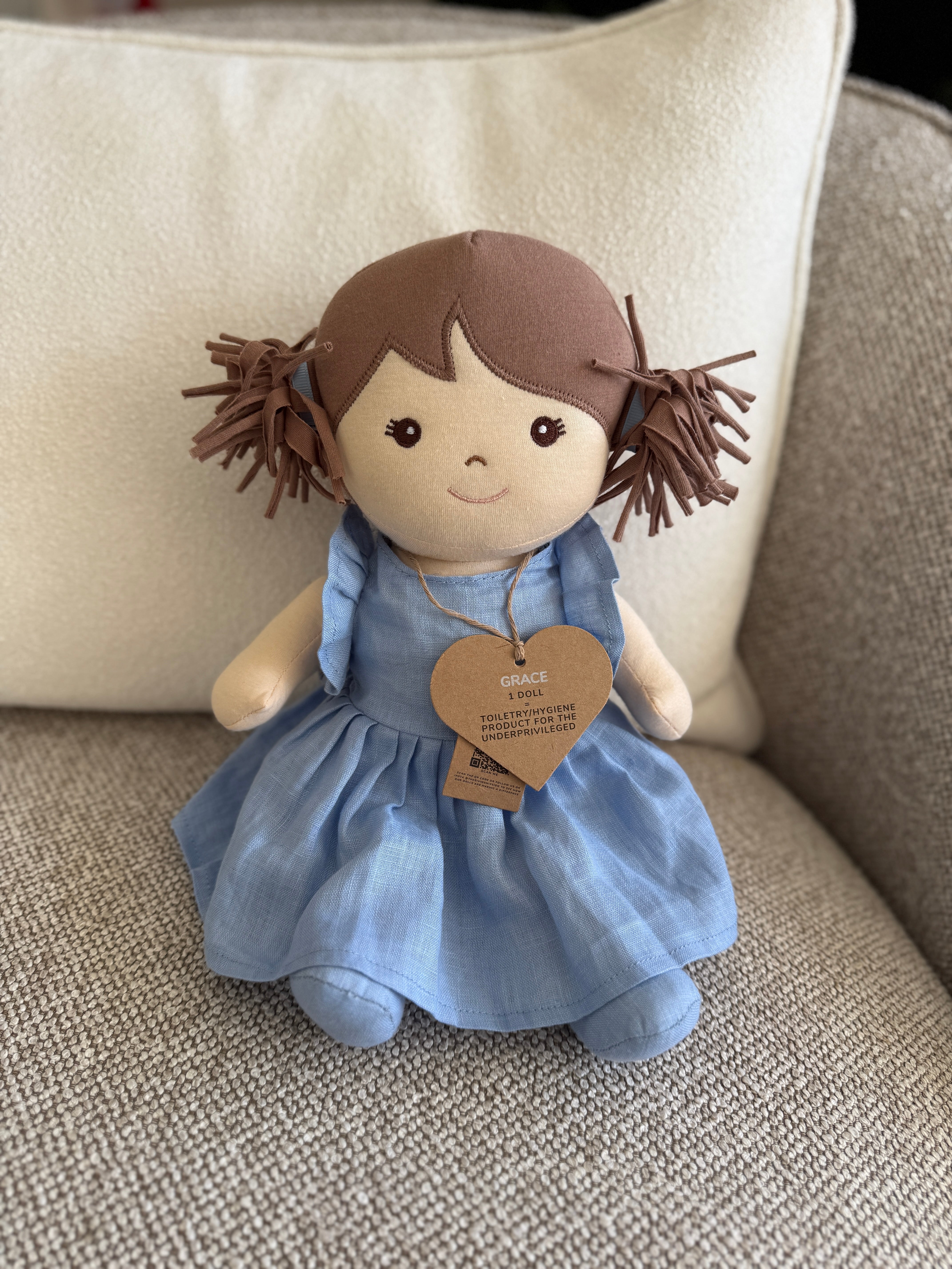 Grace Rag Doll - Hygeine Products for the Underprivileged
