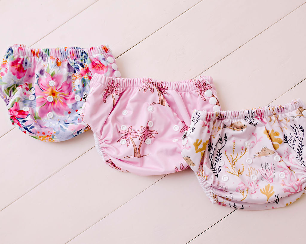 Confetti Kidz Reuseable Swim Nappy - Summer Blooms