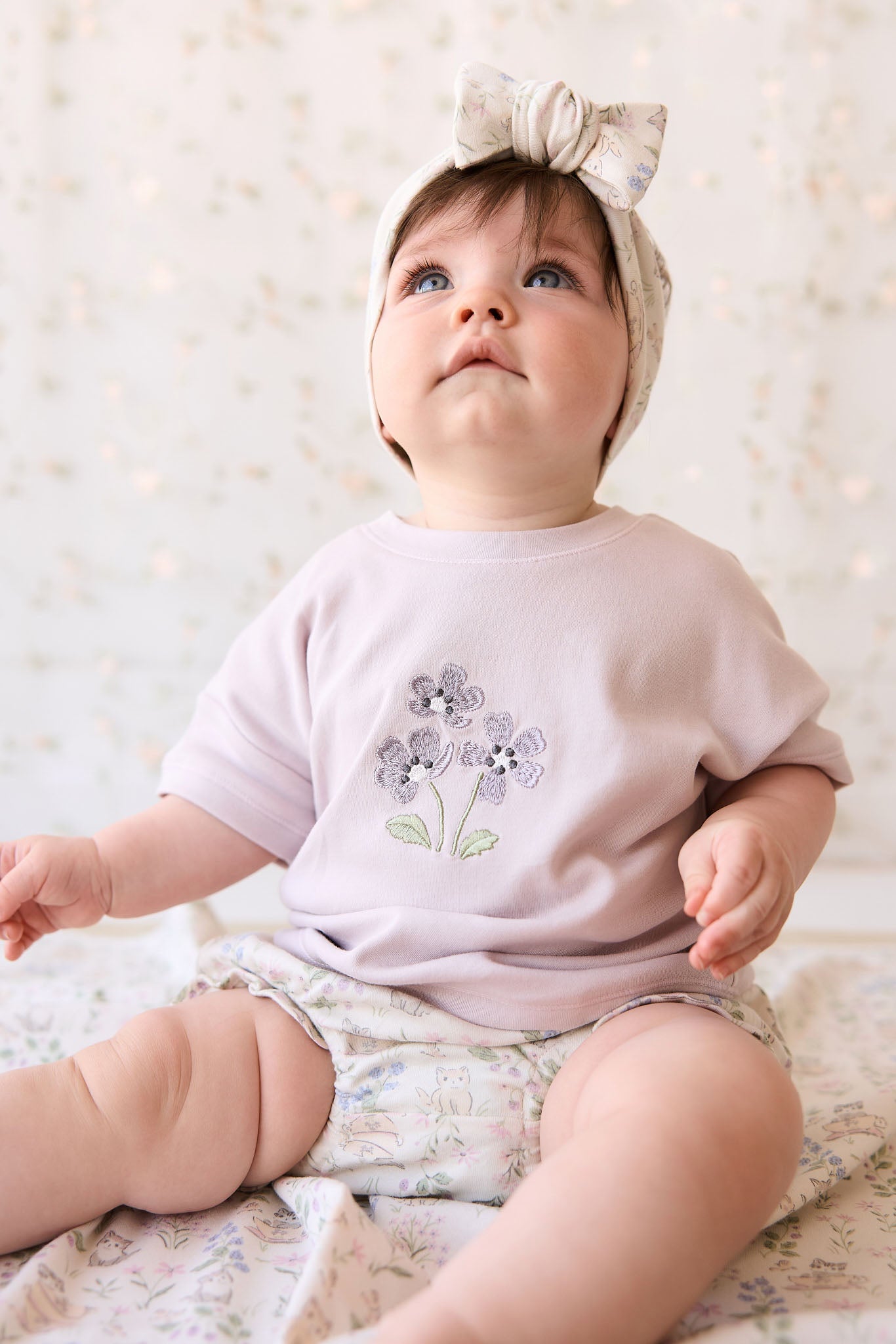 Jamie Kay Pima Cotton Mimi Top - Luna Meadow Flowers