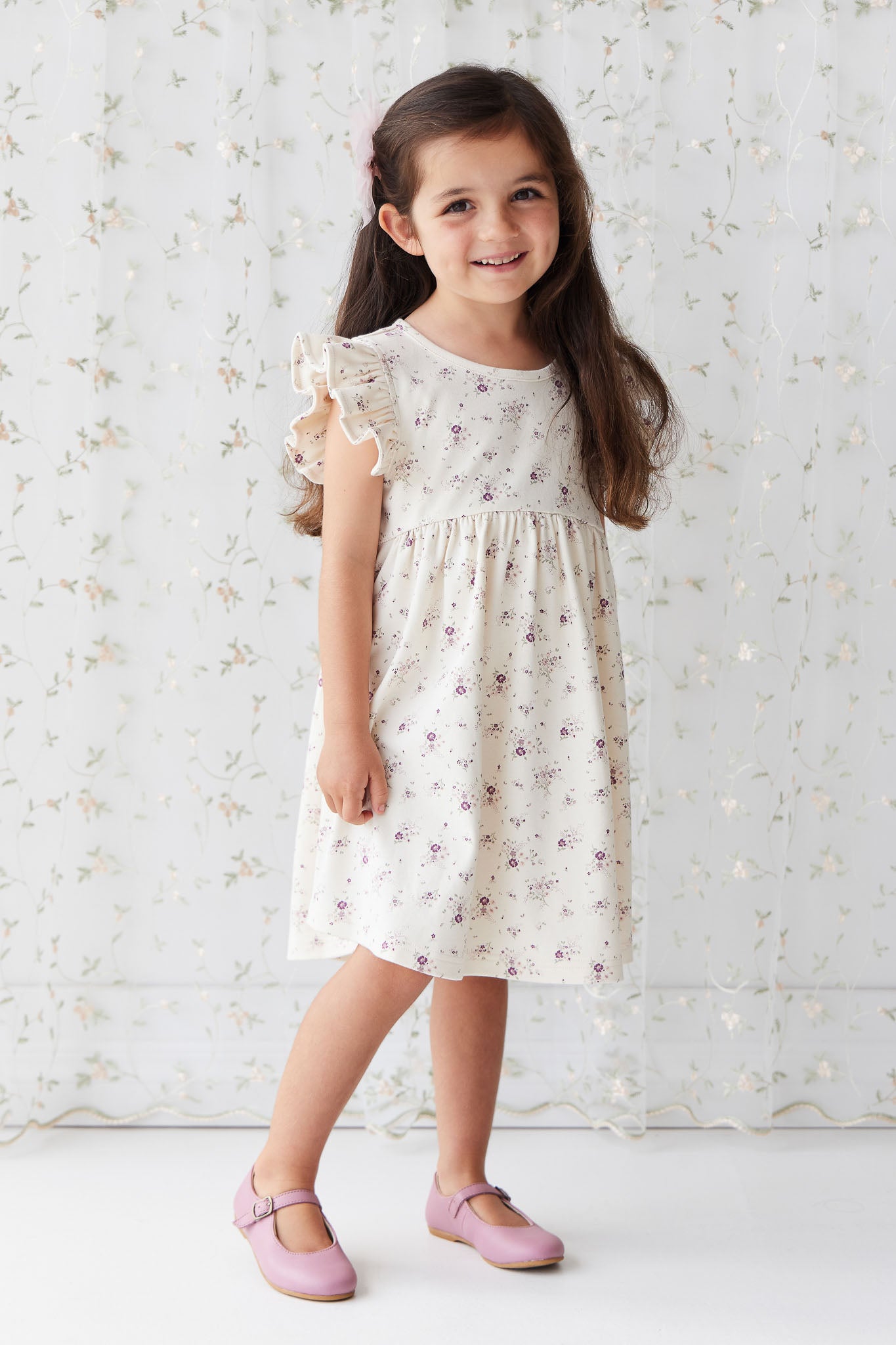 Jamie Kay Organic Cotton Ada Dress - Sweet William Floral