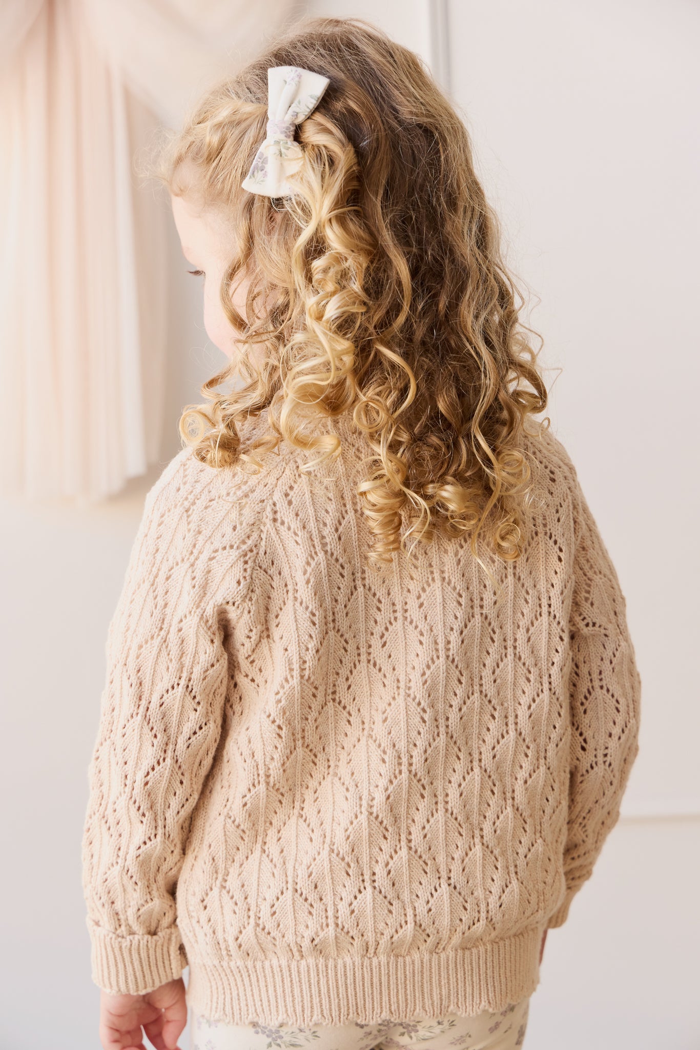 Jamie Kay Livvy Cardigan - Light Oatmeal Marle