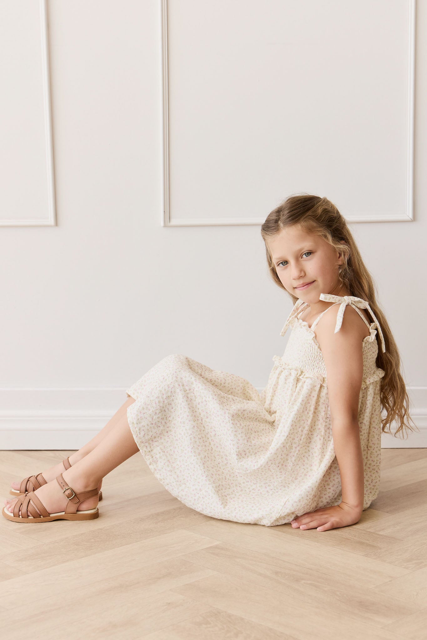 Jamie Kay Organic Cotton Muslin Cleo Dress Pippa Pink