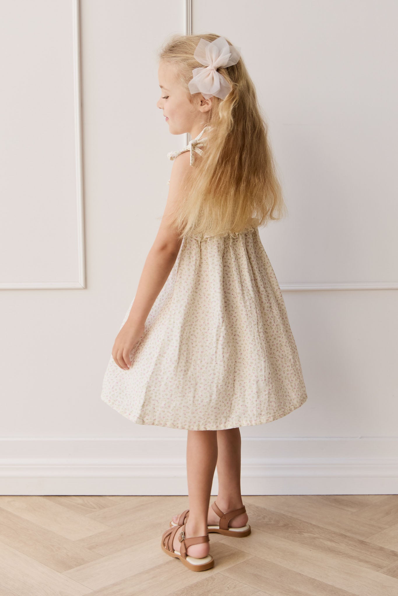 Jamie Kay Organic Cotton Muslin Cleo Dress Pippa Pink