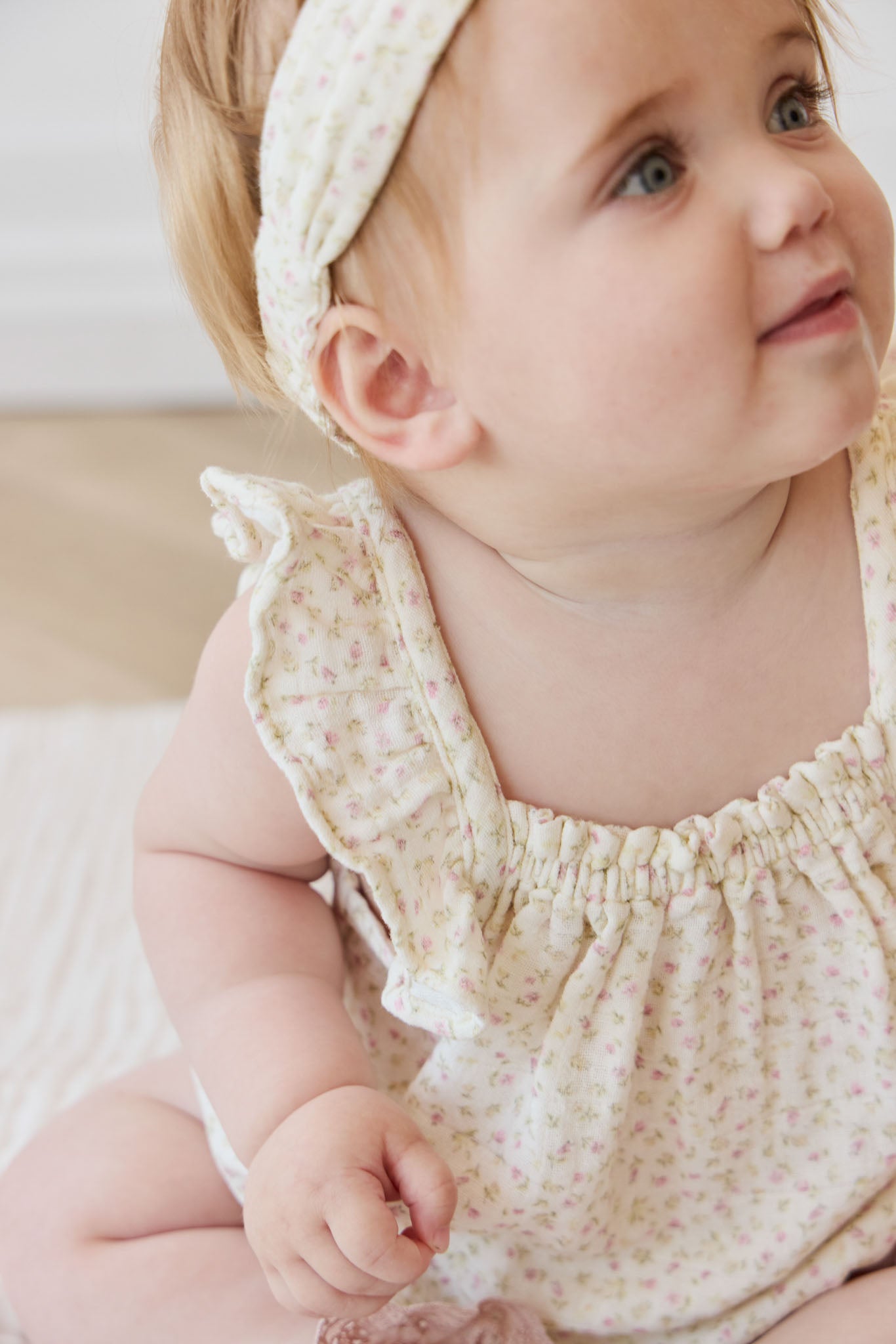 Jamie Kay Organic Cotton Muslin Tiana Playsuit Pippa Pink