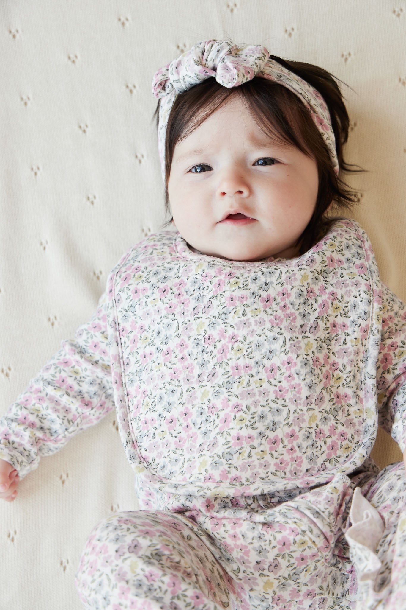 Jamie Kay Organic Bib - Fifi Mini Slightly Pink