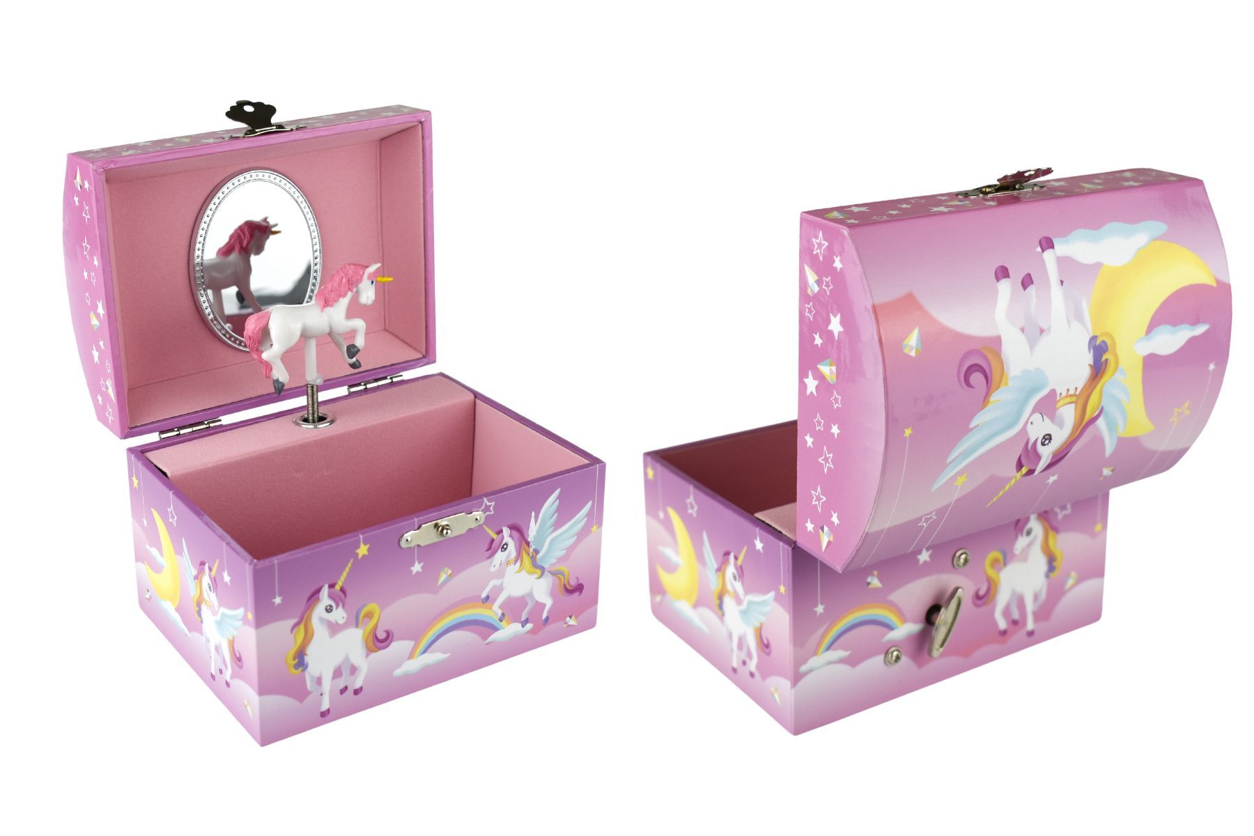 Starlight Unicorn Dome Music Box