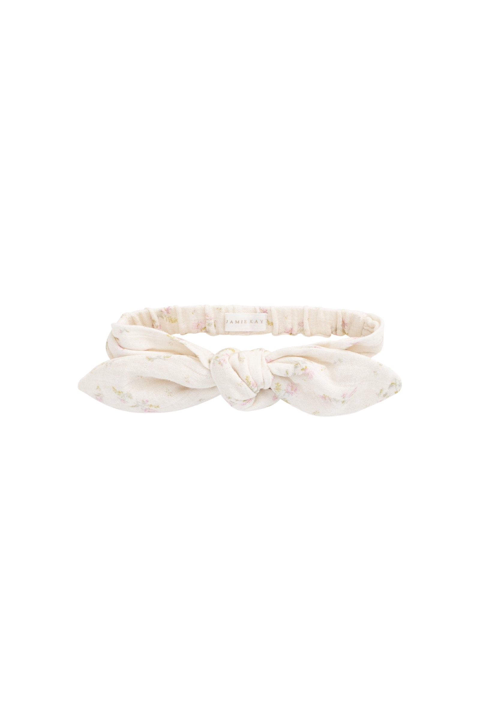 Jamie Kay Organic Cotton Muslin Headband Emelia Pink