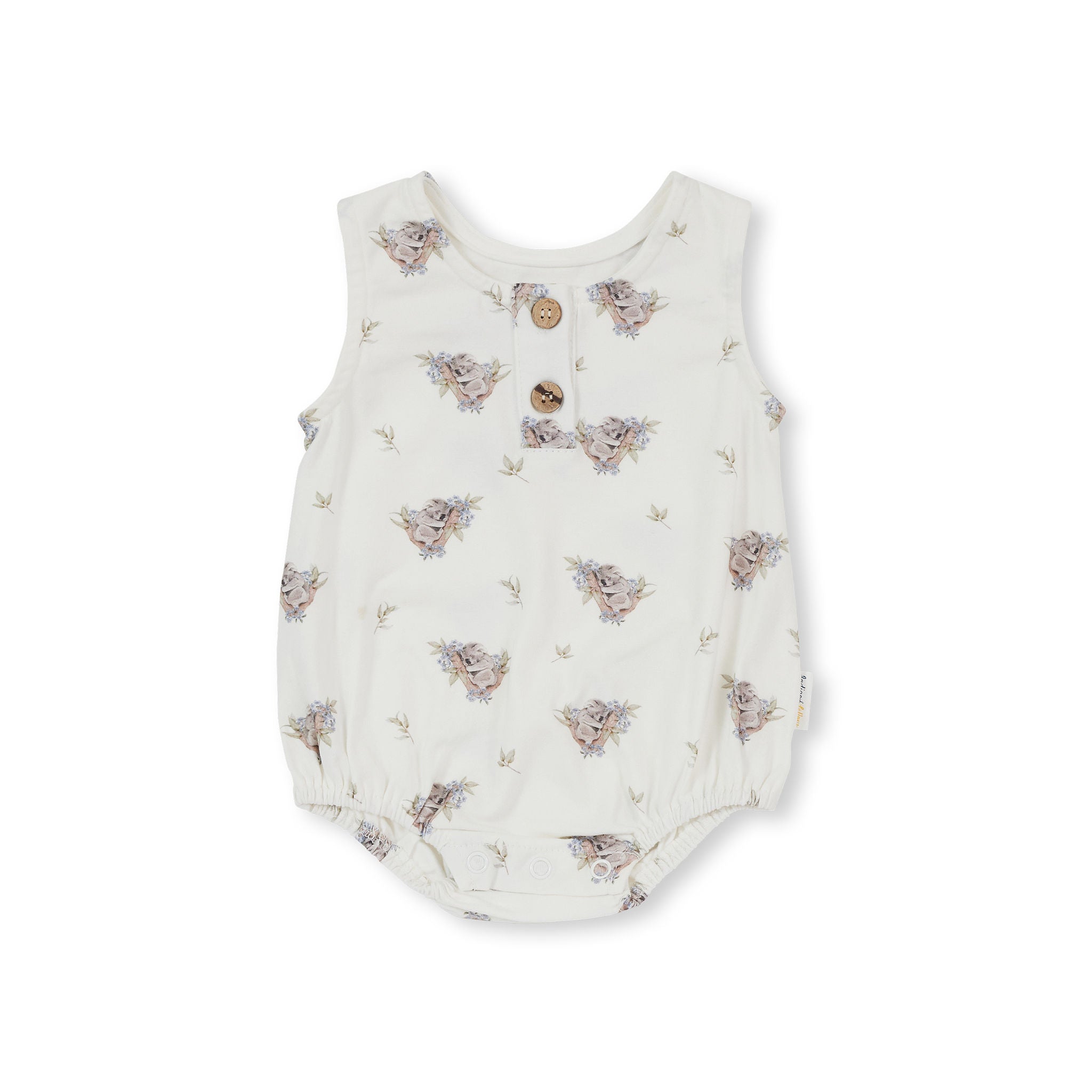 Indigo & Lellow Jesse Bodysuit - Koala