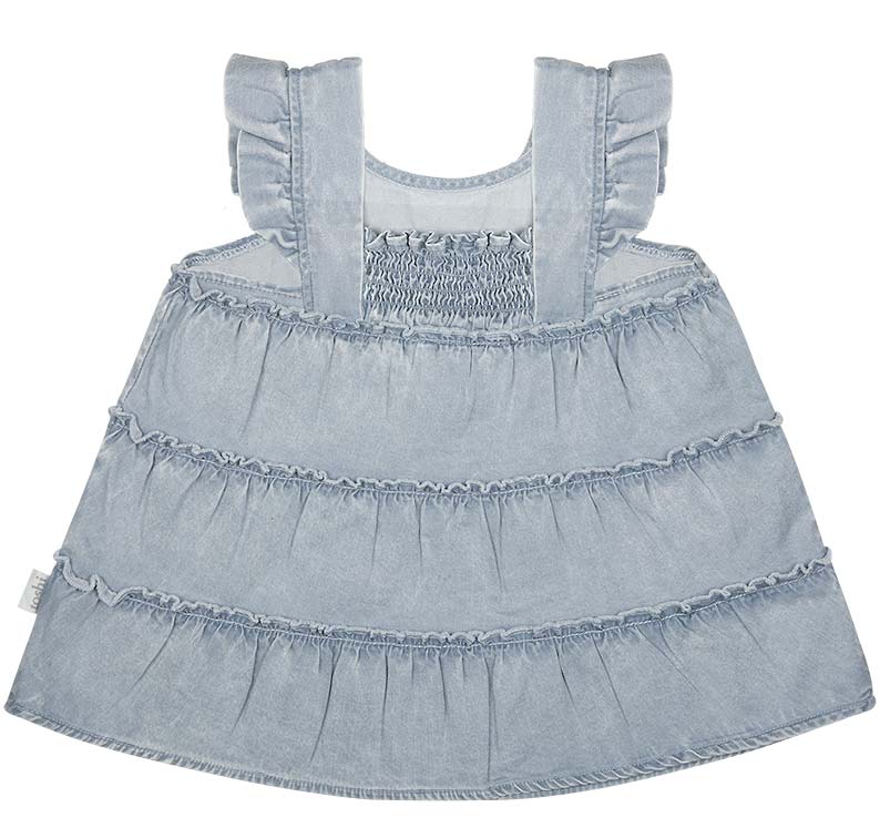 Toshi Baby Baby Dress Tiered - Indiana