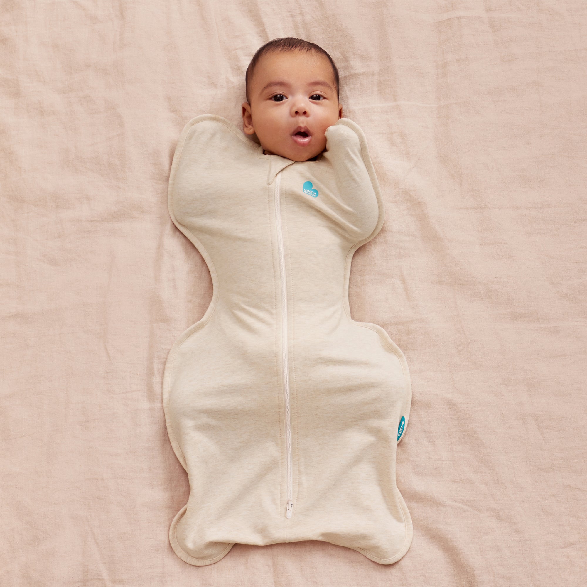Love to Dream Swaddle Up 1.0 tog Stretch Cotton - Oatmeal