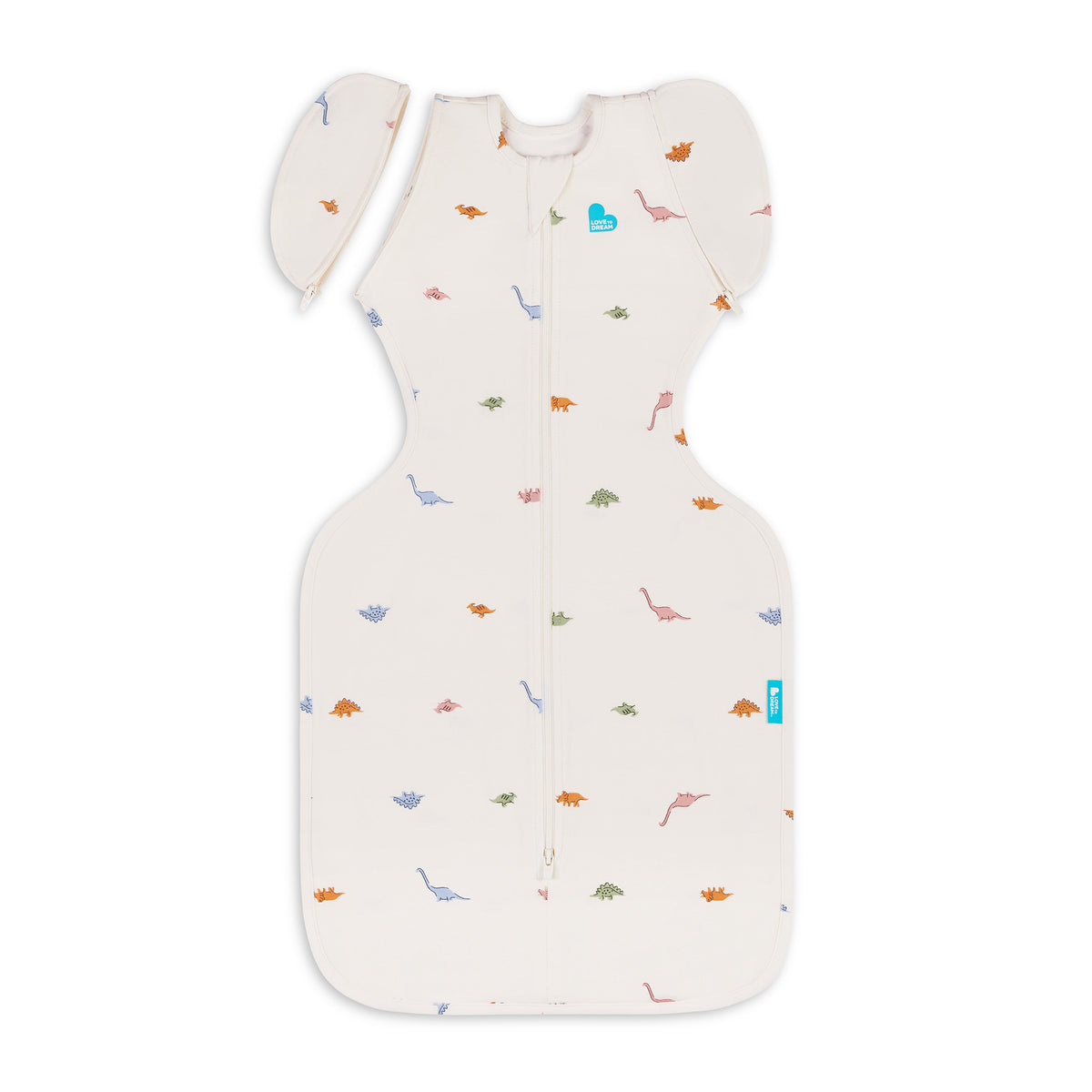 Love To Dream Transition Bag 1.0 tog Cotton Cream Dino Snore
