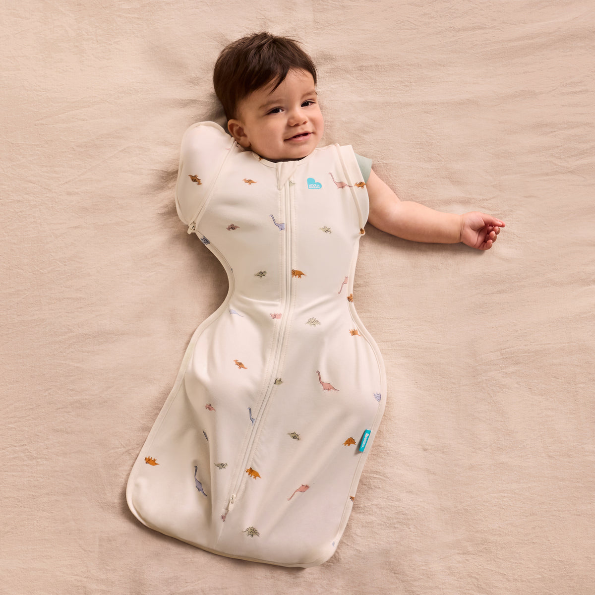 Love To Dream Transition Bag 1.0 tog Cotton Cream Dino Snore