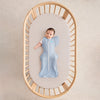 Love to Dream Swaddle Transition 0.2 tog Stretch Cotton Soft Blue